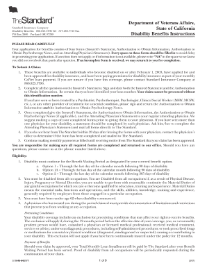 California Disability Benefits Application