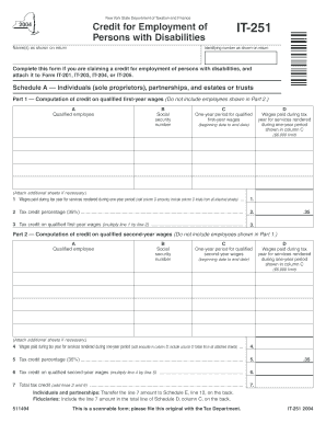 New York IT-251 Form