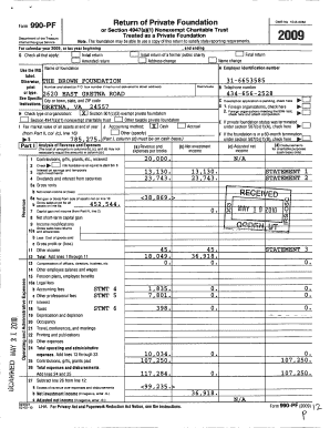 Form 990-PF Return of Private Foundation