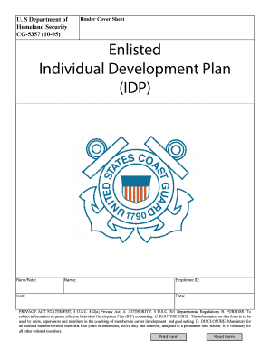Enlisted Individual Development Plan