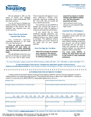 Automatic Payment Plan Authorization
