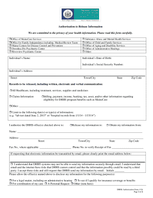 Authorization to Release Information