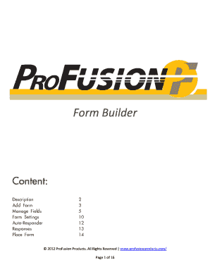 Form preview