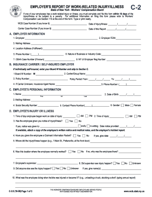 Employer's Report of Work-Related Injury or Illness