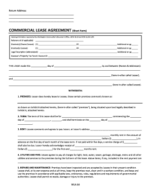 Commercial Lease Agreement