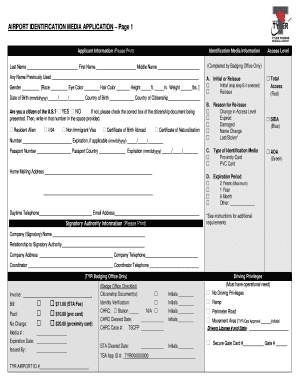 Airport Identification Media Application