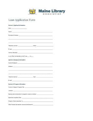 Loan Application Form
