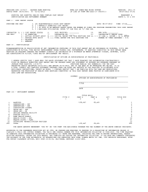 Hospital Cost Report Form CMS-2552-10