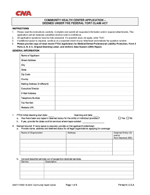 Community Health Center Application