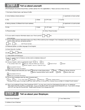 New Mexico Health Connections Employee Application