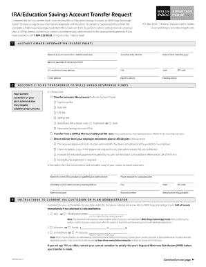 IRA/Education Savings Account Transfer Request
