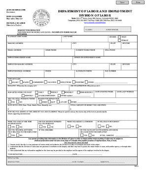 Colorado Wage Complaint Form