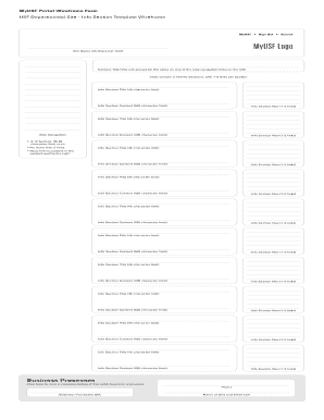 USF Departmental Site Info Section Template