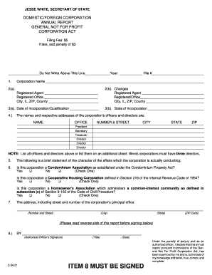 Illinois Nonprofit Annual Report