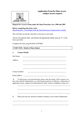 Data Access Application Form