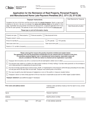 Ohio DTE 23A Form