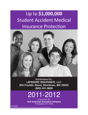 Student Accident Medical Insurance Enrollment Form