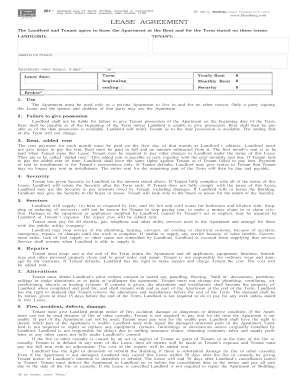 Apartment Lease Agreement