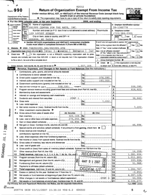 Form 990 Return of Organization Exempt From Income Tax