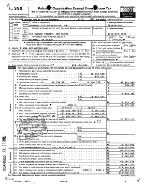 IRS Form 990 Tax Exemption Application