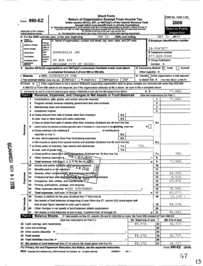 Form 990-EZ Tax Return