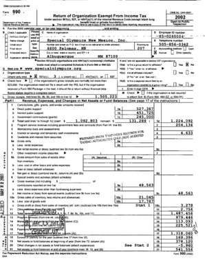 Form 990 Return of Organization Exempt From Income Tax
