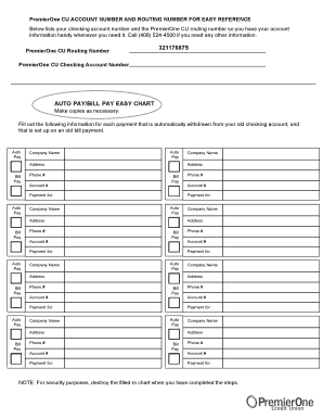 Switch Kit for Checking Account