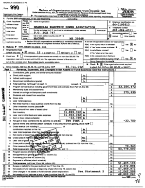 Form 990 Tax Exemption Application
