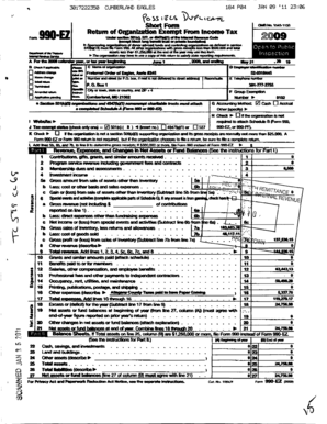 Form 990-EZ Short Form