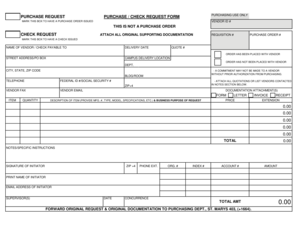 Purchase Request Form