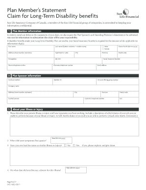Long-Term Disability Claim Package