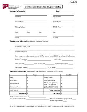 Potential Buyer's Confidentiality Agreement