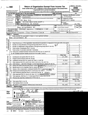 Form 990 Return of Organization Exempt From Income Tax
