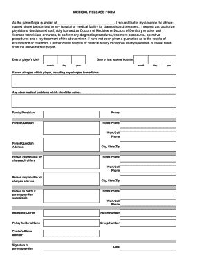 Medical release form D Camp - Iowa Soccer Association