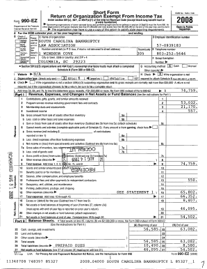 Form 990-EZ Tax Return