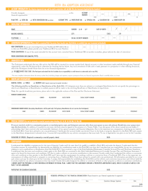 Roth Individual Retirement Custodial Account Agreement
