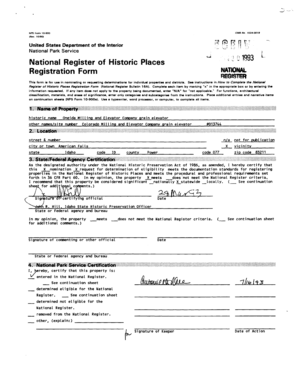 National Register of Historic Places Registration Form