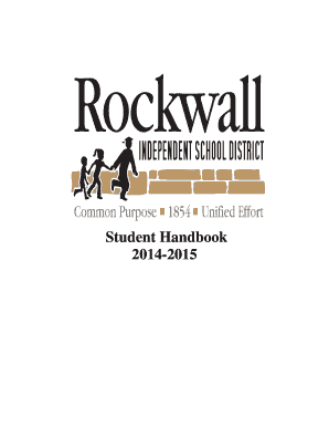 Student Handbook Authorization Form