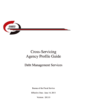 Proforma 6 polr - Cross-Servicing Agency Profile Guide - Bureau of the Fiscal Service