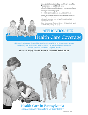 Pennsylvania Medicaid and CHIP Application
