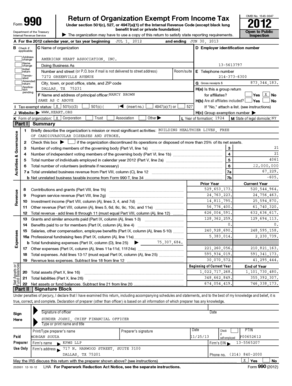 Form 990 Return of Organization Exempt From Income Tax