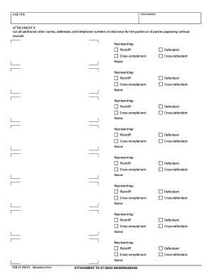 Attachment 8 - Attorney Information Form