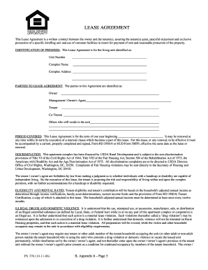 USDA Rural Development Lease Agreement