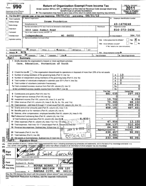 Form 990 (2011) Return of Organization Exempt From Income Tax