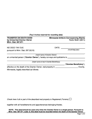 Minnesota Transfer on Death Deed