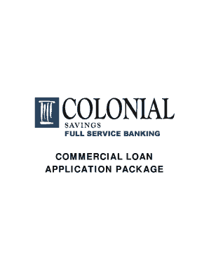 Commercial Loan Application Form