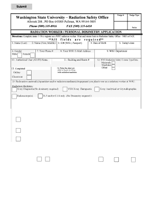 Radiation Worker Personal Dosimetry Application