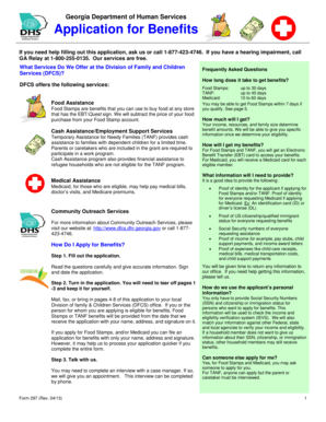 Georgia Application for Benefits