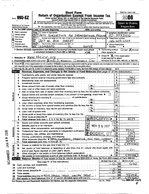 990n vs 990 ez - Short Form Form 990-EZ D ,t of th e T,eas y Internal Revenue Service IOG Code (except black lung benefit trust or private foundation) Sponsoring organizations , and controlling organizations as defined In section 512 (bx13) must file Form