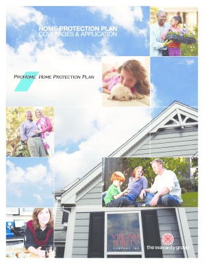 Home Protection Plan Application